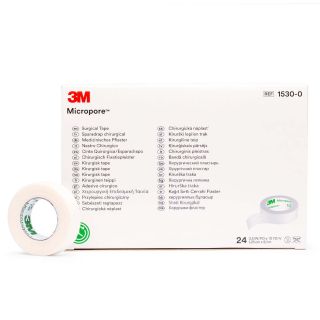 3M Micropore paberteip 12mm, 24tk